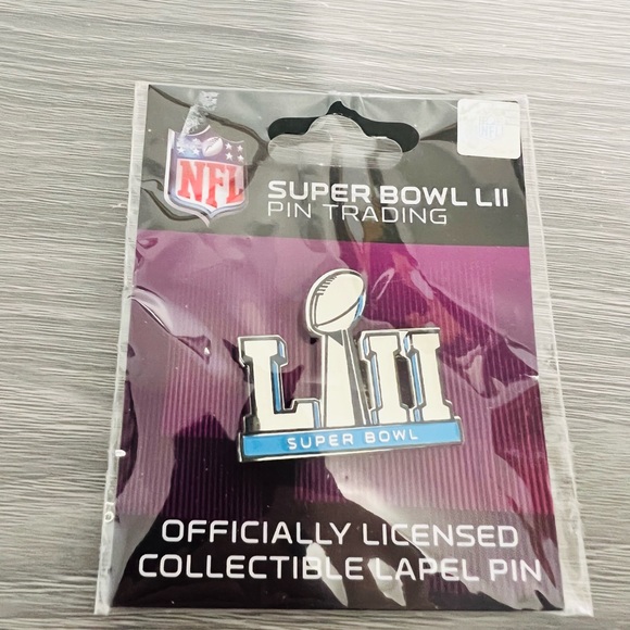 Wincraft Other - New 2018 Super Bowl LII Logo Lapel Pin, Minneapolis, Eagles vs Patriots